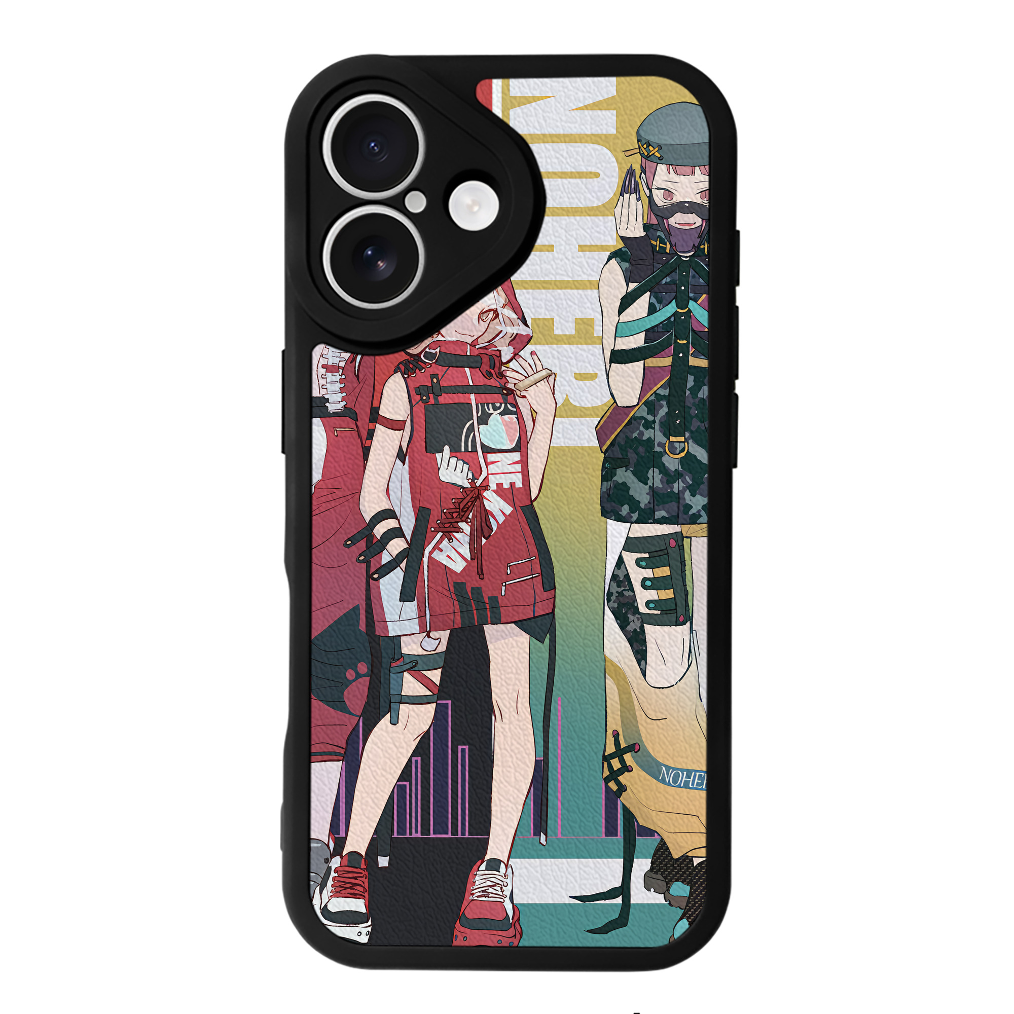 （画像用） ハイキュー!! Haikyu!! 【iPhone 16シリーズ対応】シリコンスマホケース（レザー調） 材質：シリコン